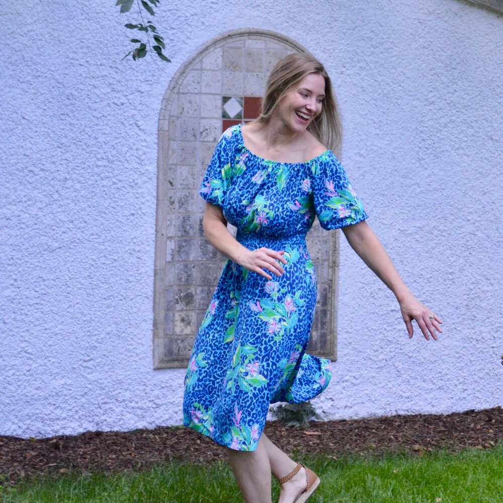 Lilly Pulitzer cinch waist dress